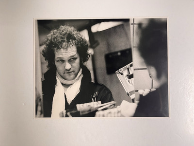 Wolf Maahn Photograph Original Black And White Press Promotional Circa 1980s