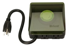Southwire Outdoor 24-Hour Heavy Duty Mechanical Plug-In Timer - Energy-Saving...