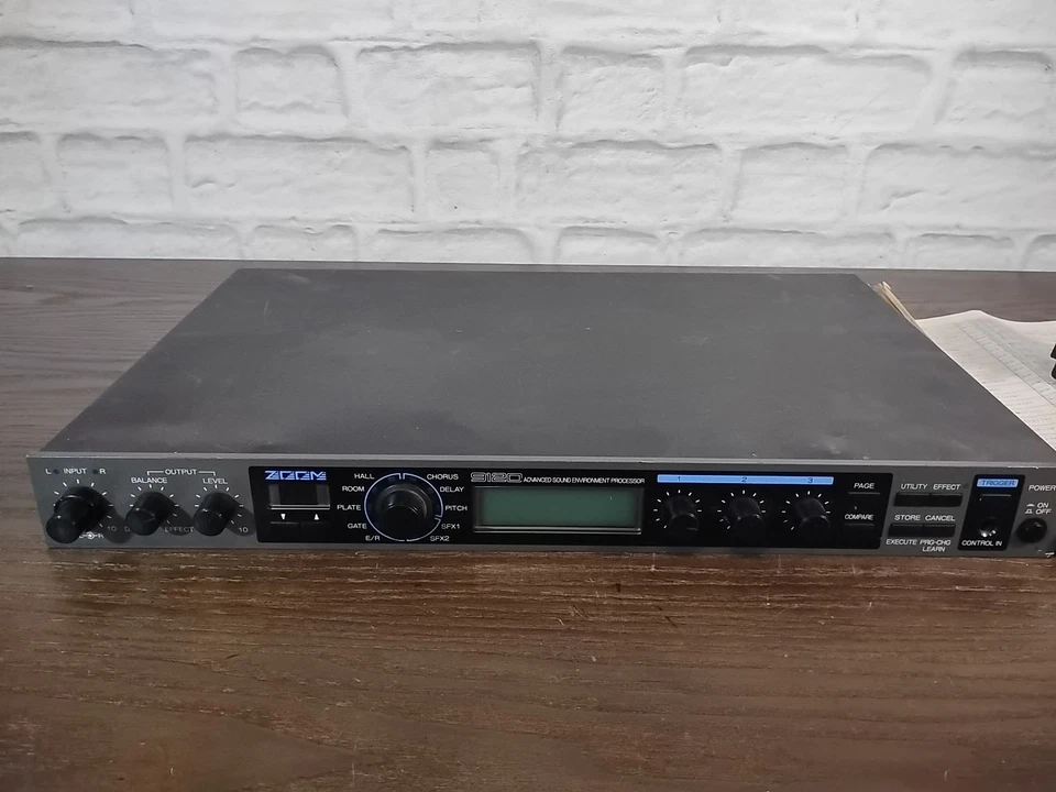 Zoom 9120 Montagem em Rack Multi Efeito Unidade de Reverb com Fonte de Alimentação Testada para Alimentação  - Imagem 3 de 4