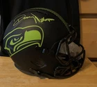 Devon Witherspoon Signed Auto Full Size Helmet Eclipse Seahawks BAS COA Smudged