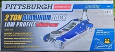 2 Ton Low Profile Aluminum Racing Floor Jack Hydraulic Dual Piston Service Jack