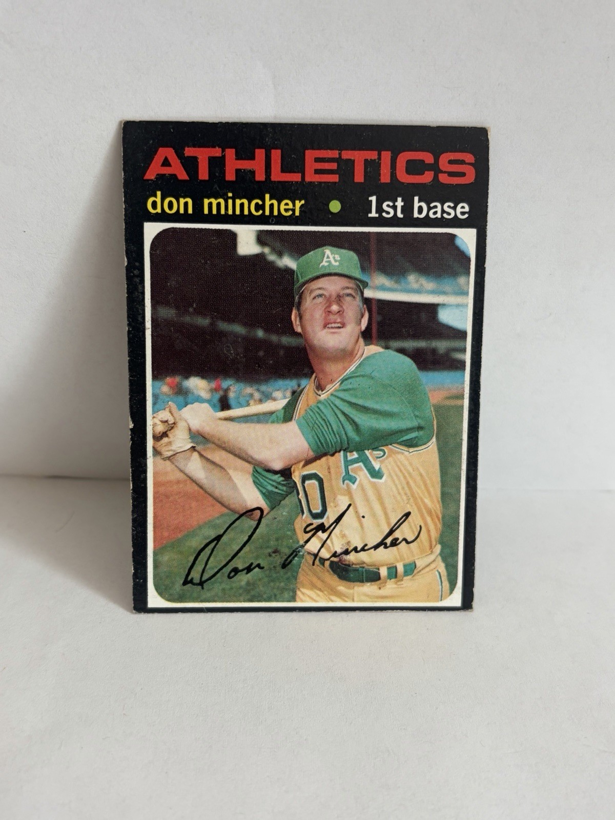 Don Mincher 1971 Topps #680 Athletics