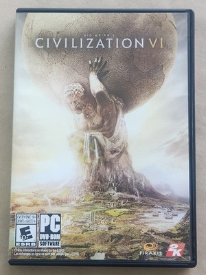 Sid Meier's Civilization VI 6 (PC DVD-ROM) *USED GOOD CONDITION *