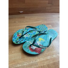 Havaianas Slim Princess Kids Flip Flops in a Little Mermaid Ariel design