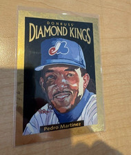 1996 Donruss Diamond Kings Pedro Martinez #DK-12 - #'rd 02166/10,000 - Expos