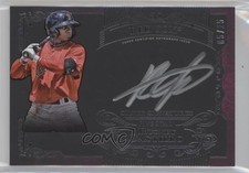 2015 Topps Five Star Silver Signatures Purple 5/25 Rusney Castillo Auto 0o9