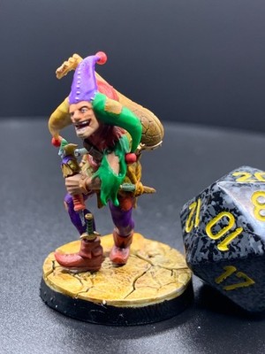 Court Jester Hand painted DnD,Pathfinder figure