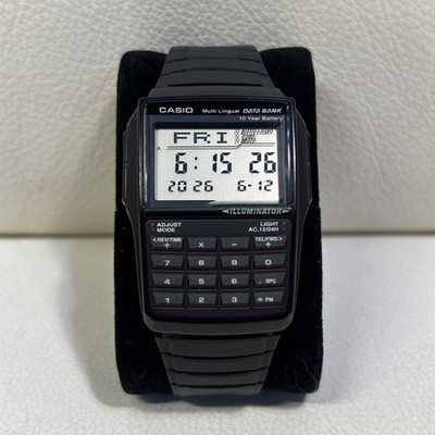 Black Calculator Casio watch DBC-32
