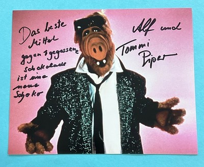 Tommi Piper  - ALF  - 20 x 25 cm    - signed, original Autogramm !!!