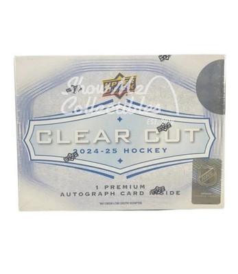 2024-25 Upper Deck Clear Cut Hockey Hobby Box FREE SHIP  