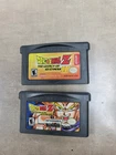 GBA Dragon Ball Z The Legacy of Goku I II 1 2 Game Boy Advance 2 Games Authentic