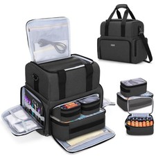 BAFASO Large Tattoo Case with 3 Inner Removable Pouches, Tattoo Travel Case f...