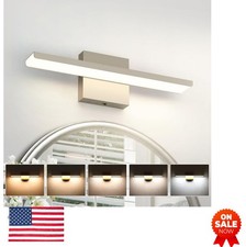 LED Vanity Light 16 Inch 16W Brushed Nickel Dimmable 5CCT Bathroom Wall Fixture