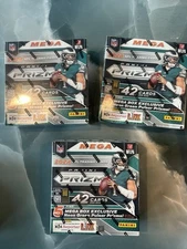 2024 PANINI PRIZM FOOTBALL Mega Box Neon Green Pulsar Prizms BRAND NEW