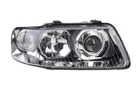 Scheinwerfer Passend FüR Audi A3 8L 09/2000 -05/2003 H7 H1 Rechts Beifahrerseite