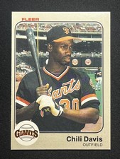 1983 Fleer #257 Chili Davis