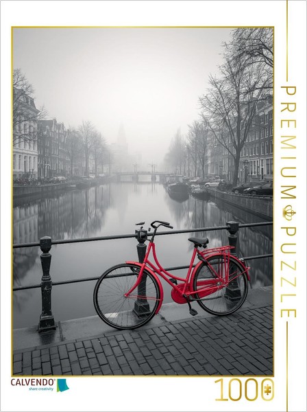 Calvendo Puzzle Amsterdam: Freedom Along The Canals | 1000 Pieces, Finished Size-image