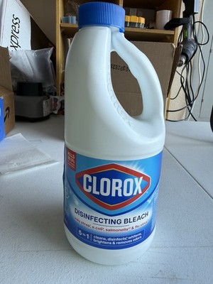 Clorox Disinfecting Bleach 43 Fl Oz Pack of 1 White Kills Germs Mold Cleaner