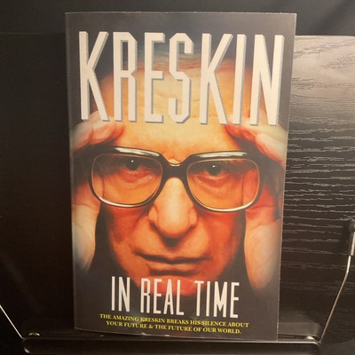 In Real Time: The Amazing Kreskin SIGNED 1st/1st With Embossed Card