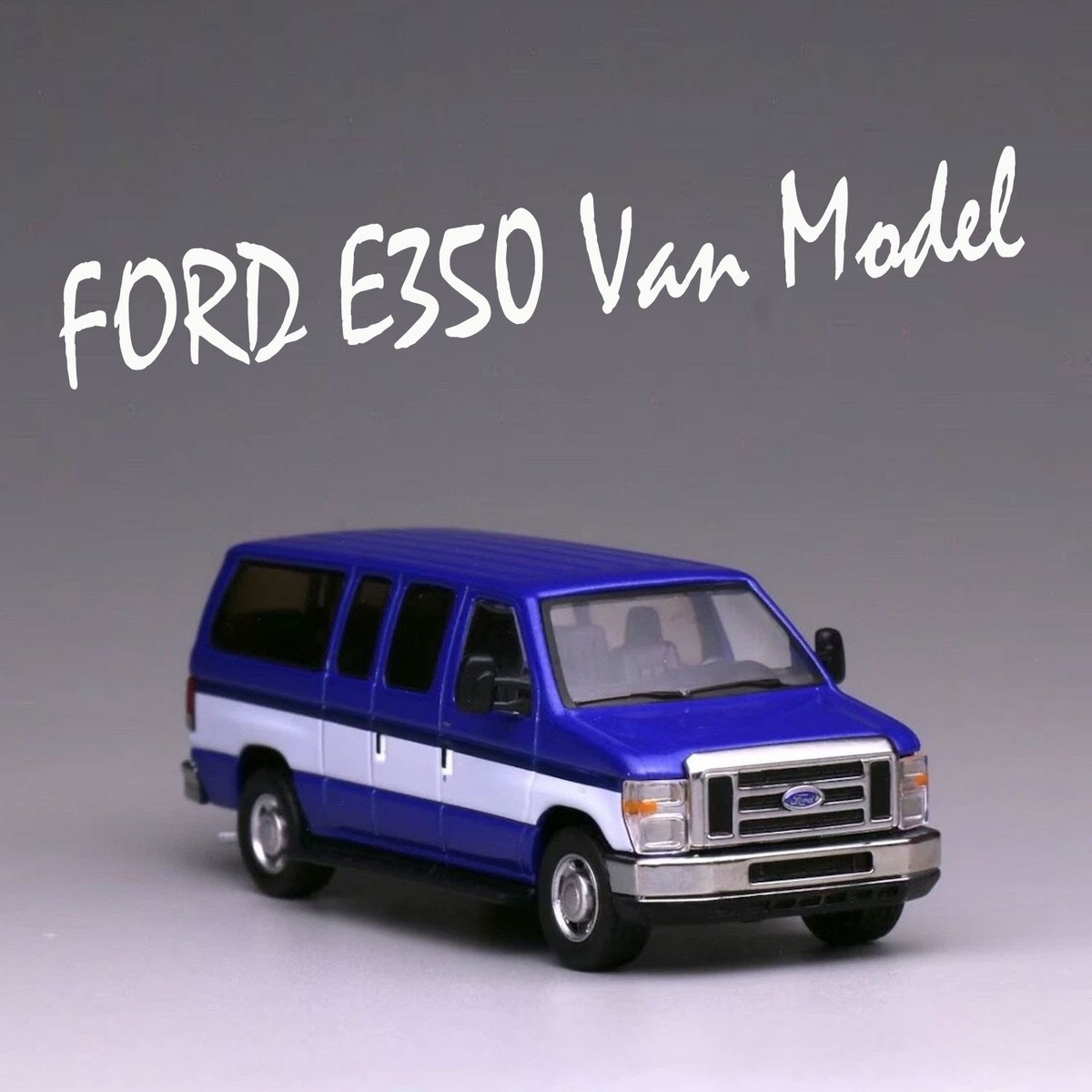 1:64 Diecast Ford E350 Super Duty Econoline Van Metal Model