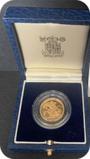 1984 Proof Half  Gold Sovereign