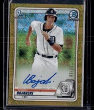 2020 Bowman Chrome Ulrich Bojarski Prospect Autos Gold Shimmer Refractor SN,AU