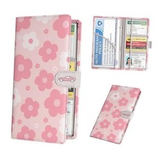 Car Registration and Insurance Holder with Magnetic Closure, H-Blush Floral