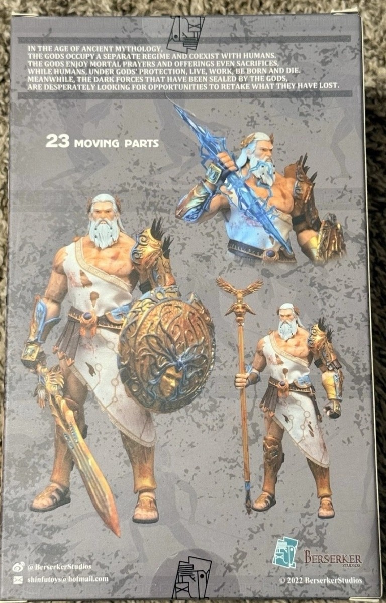 Berserker Studios Myth Zeus M-01E Action Figure LA Comic Con
