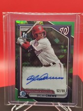 2024 Bowman Sapphire Edition - Chrome Prospects Autographs Dylan Crews #BSPA-DC