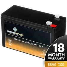12V 7AH Sealed Lead Acid SLA Battery for Home Alarm Security System T1 Terminals