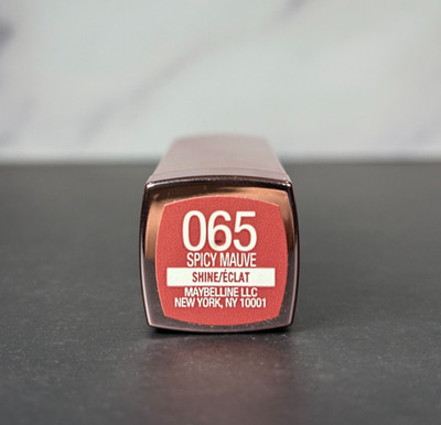 Maybelline Color Sensational Shine Compulsion Lipstick - Spicy Mauve 065 - NEW