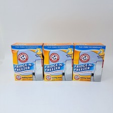 3 PACK Arm Hammer Baking Soda Fridge-n-Freezer Odor Absorber, 14 oz Each box