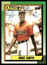 Mike Texas Smith RC 1990 Topps #249 Baltimore Orioles 24792