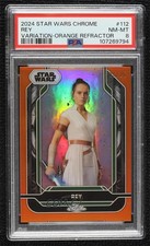 2024 Topps Chrome Star Wars Costco Super Box Orange Refractor 7/25 Rey 112 w3d
