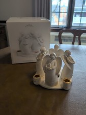 Advent 2007 Hallmark "Joy to the World Advent Wreath" Porcelain Candle Holder