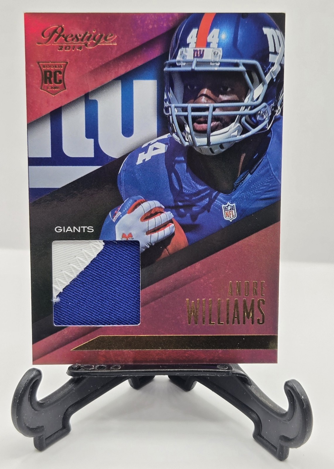 Andre Williams Panini Prestige Rookie Jumbo Jersey #AW Patch-Prime