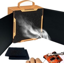 Portable Solder Fume Extractor Magnetic Flaps Smoke Absorber for Soldering DIY