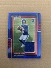 2025 Donruss Optic Donruss Threads Blue Hyper #3 Jaxson Dart RC Giants FJ
