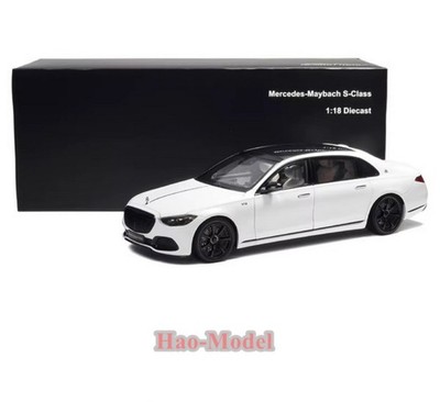 AR 1:18 Maybach S-Class Benz S680 Night 2023 Alloy Diecast Model Car Display Toy