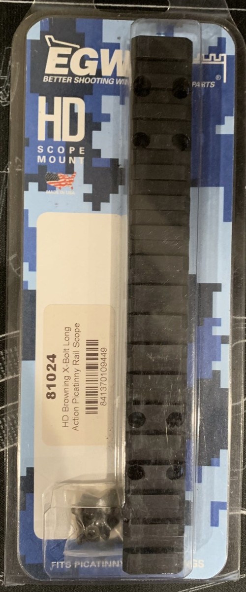EGW HD Browning X-bolt Picatinny Rail Scope Mount Long Action 20