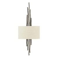 Braun Klassisch Wandleuchte Leuchter 2X60W/E14 30,5X68,6 [Cm]