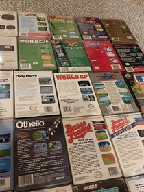 Lote de 61 juegos NES en caja (47 W manuales) Mario Wrestlemania OffRoad Tetris Yoshi