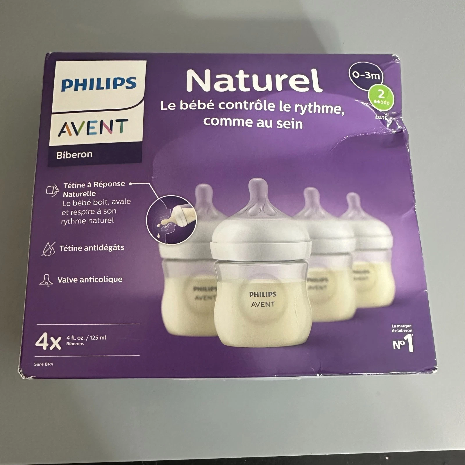 Philips Avent Natural Baby Bottles With Natural Response Nipples slow Flow 0-3
Opens in a new window