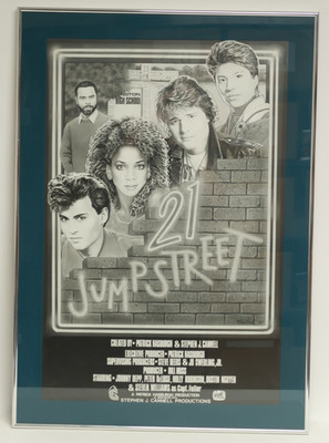 21 Jumpstreet Stephen J Cannell Poster Promotional Fox TV Show Johny Depp