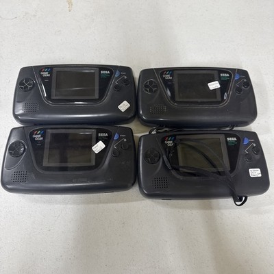 SEGA Game Gear Handheld System - Lot Of 4 Black (For Parts Or Repair)