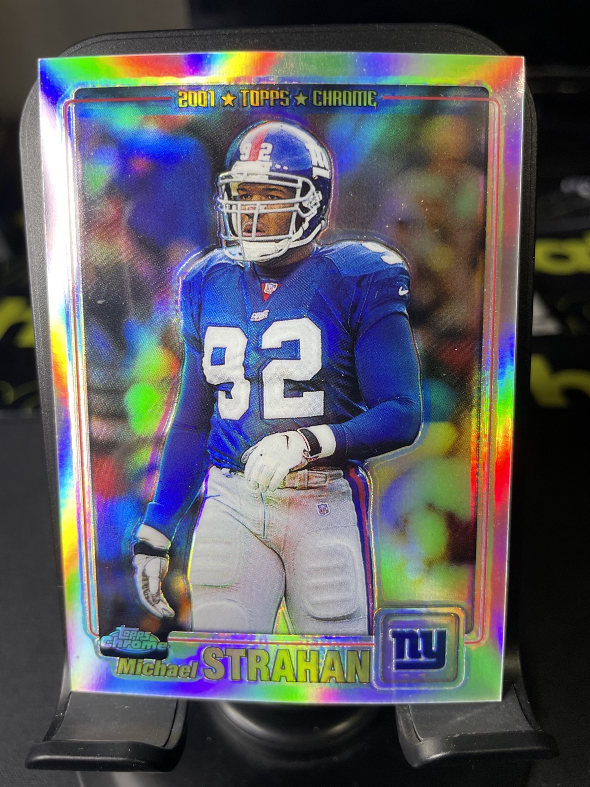 2001 Topps Chrome - Michael Strahan #181 Refractor /999