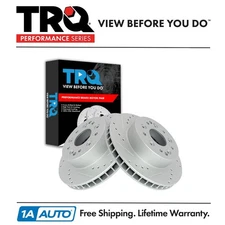 TRQ Performance  Brake Rotors Set For Chevrolet