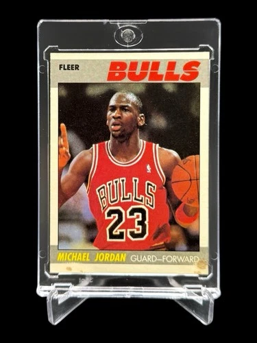 1987/88 Fleer MICHAEL JORDAN 59 OF 132 CHICAGO BULLS 2ND YEAR RC BULLS🔥RARE🔥