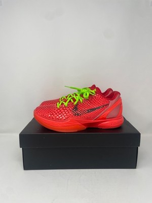 Nike Kobe 6 Protro Reverse Grinch FV4921-600 Red Black Green Kobe Bryant Men's