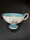 AYNSLEY ORCHARD FRUIT BLUE, Gold Gilt  Cup & Saucer England  2832 BONE CHINA  — photo 5
